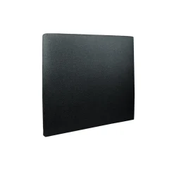 Lit coffre avec tête de lit tapissier Bouclette Noir