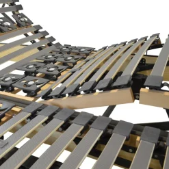 Lit de Relaxation Matelas Latex et Sommier Electrique à Lattes et Plots AINA