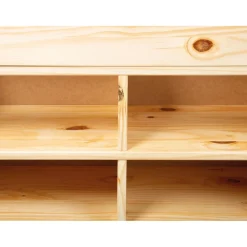 Lit en Pin Massif avec tiroirs de rangement IRIVO bois