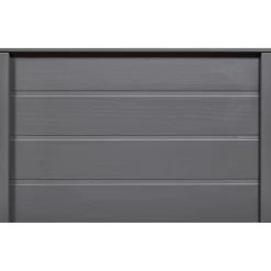 Lit multi fonction DREAM THE FUTURE Gris 90x200 Sommiers inclus Matelas non inclus