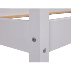 Lit SUN ROAD 90x200 blanc sans sommier