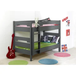 Lit superposable MILO 90*190 gris ardoise