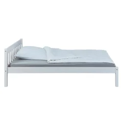 Lit 140x200 blanc MILAR
