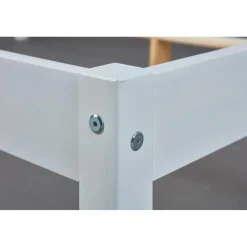 Lit 140x200 blanc MILAR