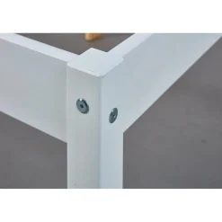 Lit 140x200 blanc MILAR