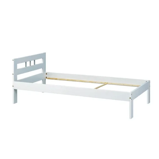 Lit 90x200 blanc WAKA