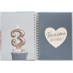 Livre Naissance 100 Pages bleu