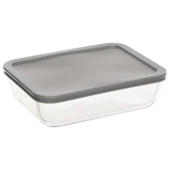 Lot de 3 boîtes de conservation en verre