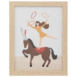 Lot de 3 cadres Beige en papier et bois