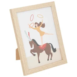 Lot de 3 cadres Beige en papier et bois