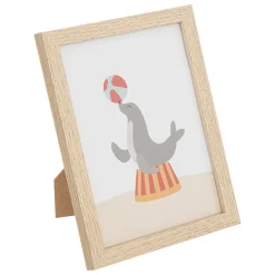 Lot de 3 cadres Beige en papier et bois