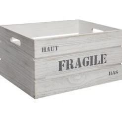 Lot de 6 cagettes en bois