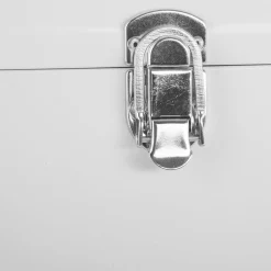 Lot de 2 Cantines métal blanches