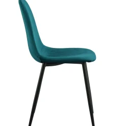 Lot de 4 chaises Gao Velours Vert