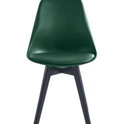 Lot de 4 chaises scandinaves Pieds en bois Vert