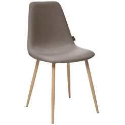Lot de 2 chaises taupe