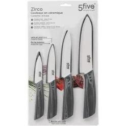 Lot de 4 couteaux en céramique