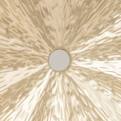 Lot de 3 déco murales Leslie Métal doré