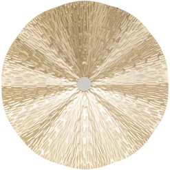 Lot de 3 déco murales Leslie Métal doré