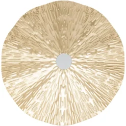 Lot de 3 déco murales Leslie Métal doré