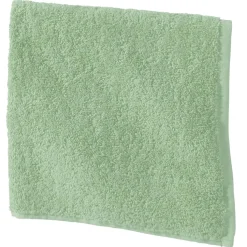 Lot de 2 Essuie-mains carré PRATIK coloré lauréat vert jade