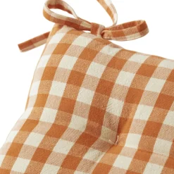 Lot de 2 Galettes de chaise VICHY - Orange