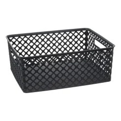 LOT DE 4 PANIER FOLK GRIS