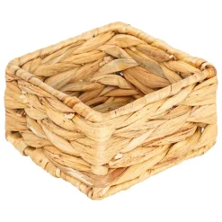 Lot de 4 paniers Lia jacinthe d'eau