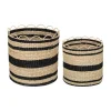 Lot de 2 paniers naturels JADA