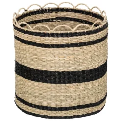 Lot de 2 paniers naturels JADA