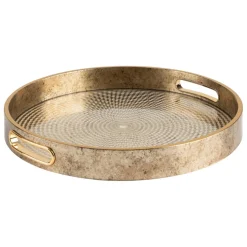 Lot de 2 plateaux Elya Doré