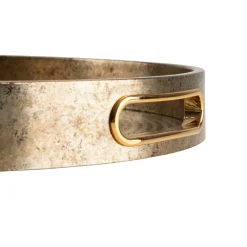 Lot de 2 plateaux Elya Doré