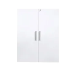 Lot de 2 portes, 1 porte avec verrou CALVIA 11 blanc