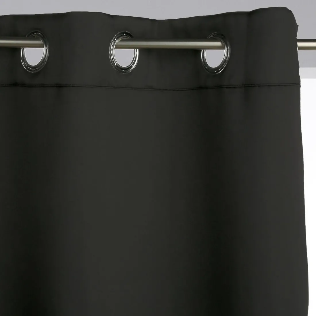 Lot de 2 rideaux occultants noirs 135X240