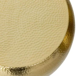 Lot de 2 tables basses Issam Métal doré