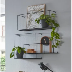 lot de 3 étagères murales en métal