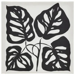 Lot de 5 toiles imprimées Cynthia Noir et blanc