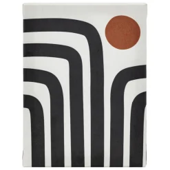 Lot de 5 toiles imprimées Cynthia Noir et blanc