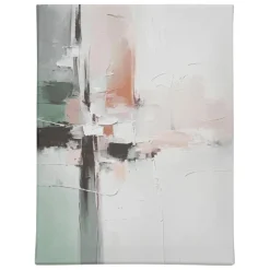 Lot de 5 toiles imprimées Cynthia Bleu