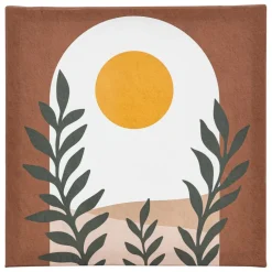 Lot de 5 toiles imprimées Cynthia Beige