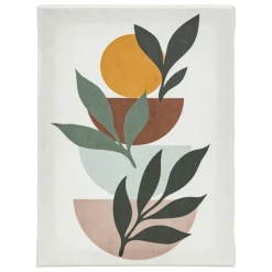 Lot de 5 toiles imprimées Cynthia Beige