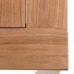 Lot n°167 Salon de jardin en teck et textilène 8/10 personnes