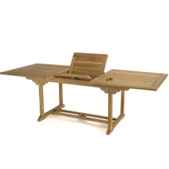 Lot n°157 Salon de jardin en teck et textilène 8/10 personnes