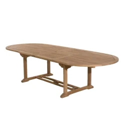 Lot n°158 Salon de jardin en teck et textilène 10/12 personnes