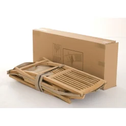 Lot n°153 Salon de jardin en teck 8/10 personnes FUN