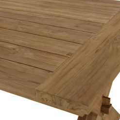 Lot n°9 Salon de jardin teck recyclé rotin synthétique 8 à 10 personnes VALERIA