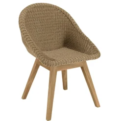 Lot n°27 Salon de jardin teck recyclé et rotin synthétique KALLY