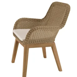 Lot n°11 Salon de jardin teck recyclé rotin synthétique 8/10 personnes KALLY