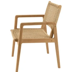 Lot n°5 Salon de jardin teck recyclé rotin synthétique 8 à 10 personnes VALERIA