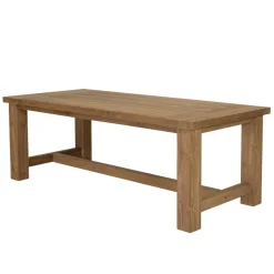 Lot n°12 Salon de jardin teck recyclé rotin synthétique 6 à 8 personnes VALERIA